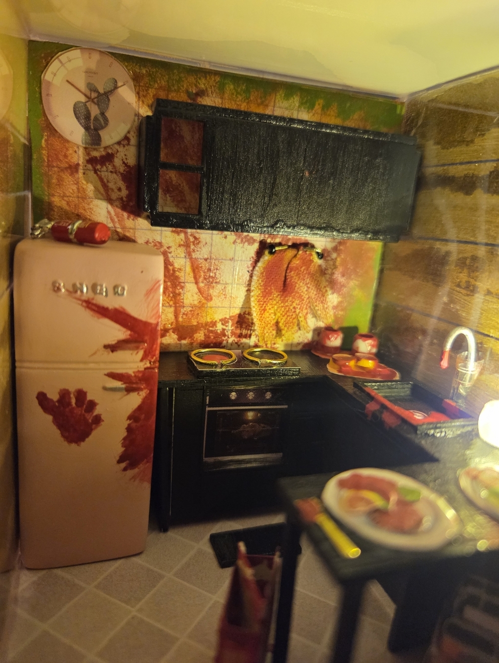 Creepy Cool Mini Diy Kitchen Room Art - Picture 4 of 9